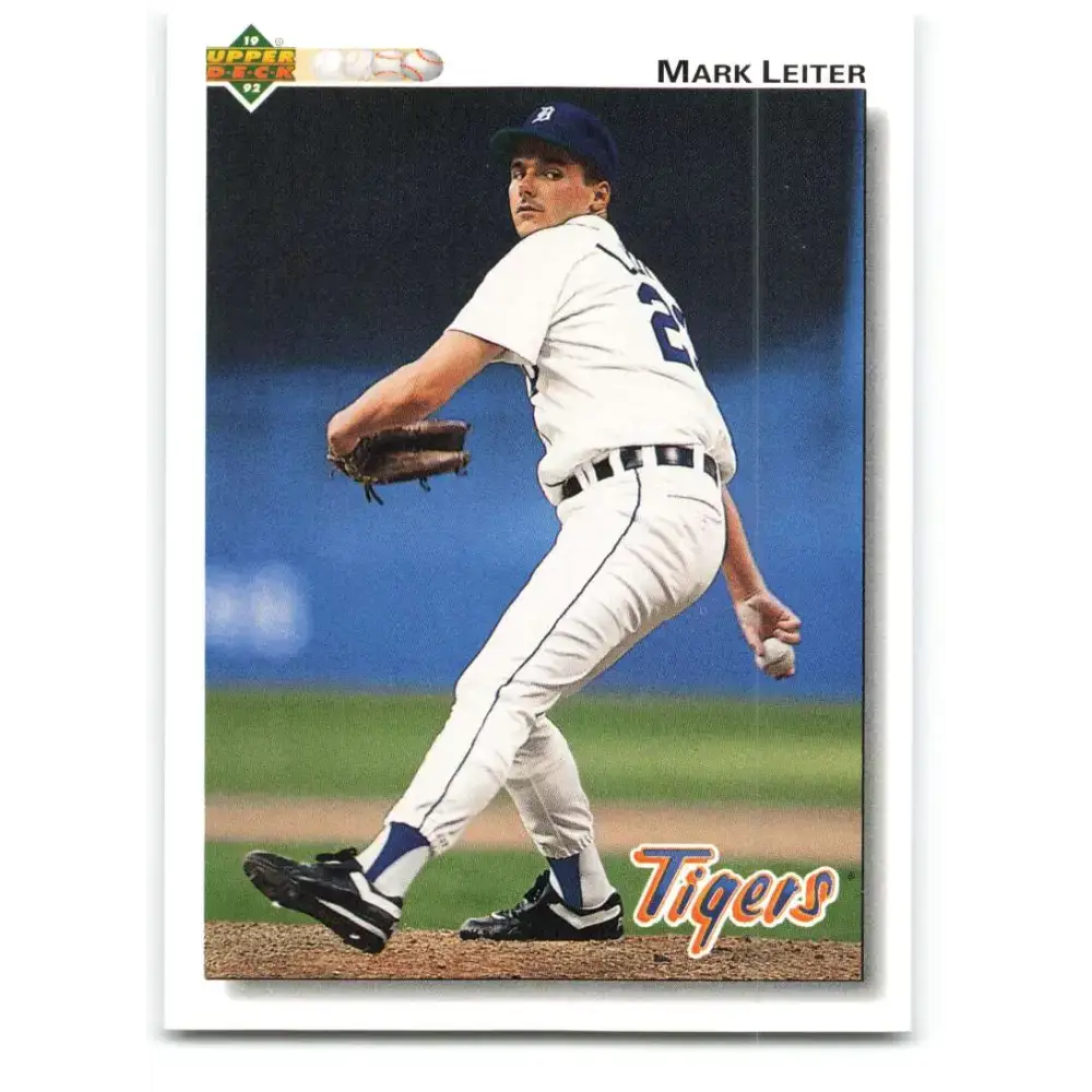 1992 Upper Deck #319 Mark Leiter NM-MT Detroit Tigers Baseball Card - Baseball Card Single