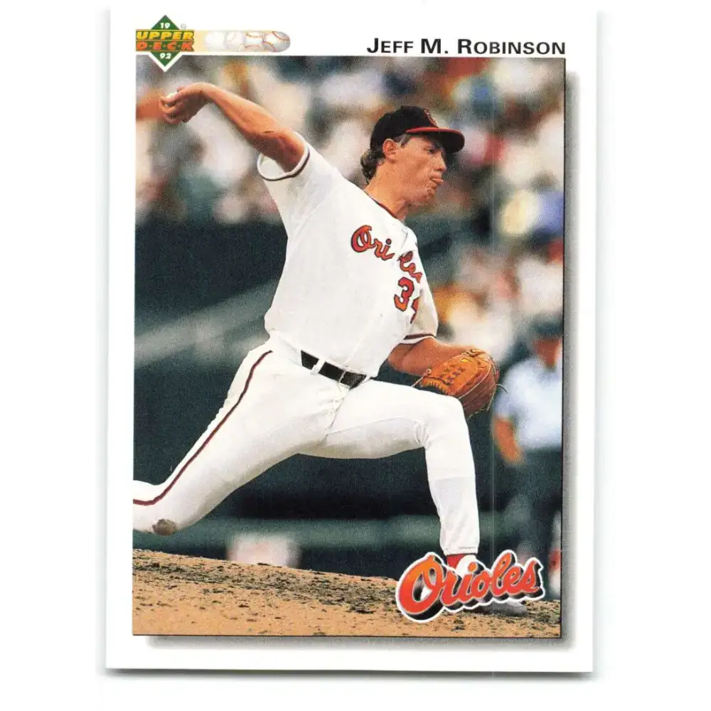 1992 Upper Deck #320 Jeff Robinson NM-MT Baltimore Orioles Baseball Card - Baseball Card Single