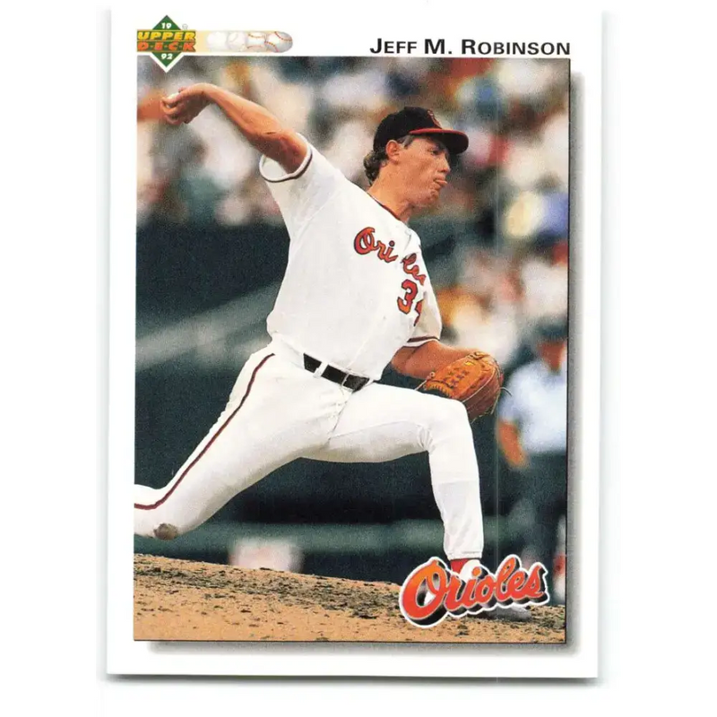 1992 Upper Deck #320 Jeff Robinson NM-MT Baltimore Orioles Baseball Card - Baseball Card Single