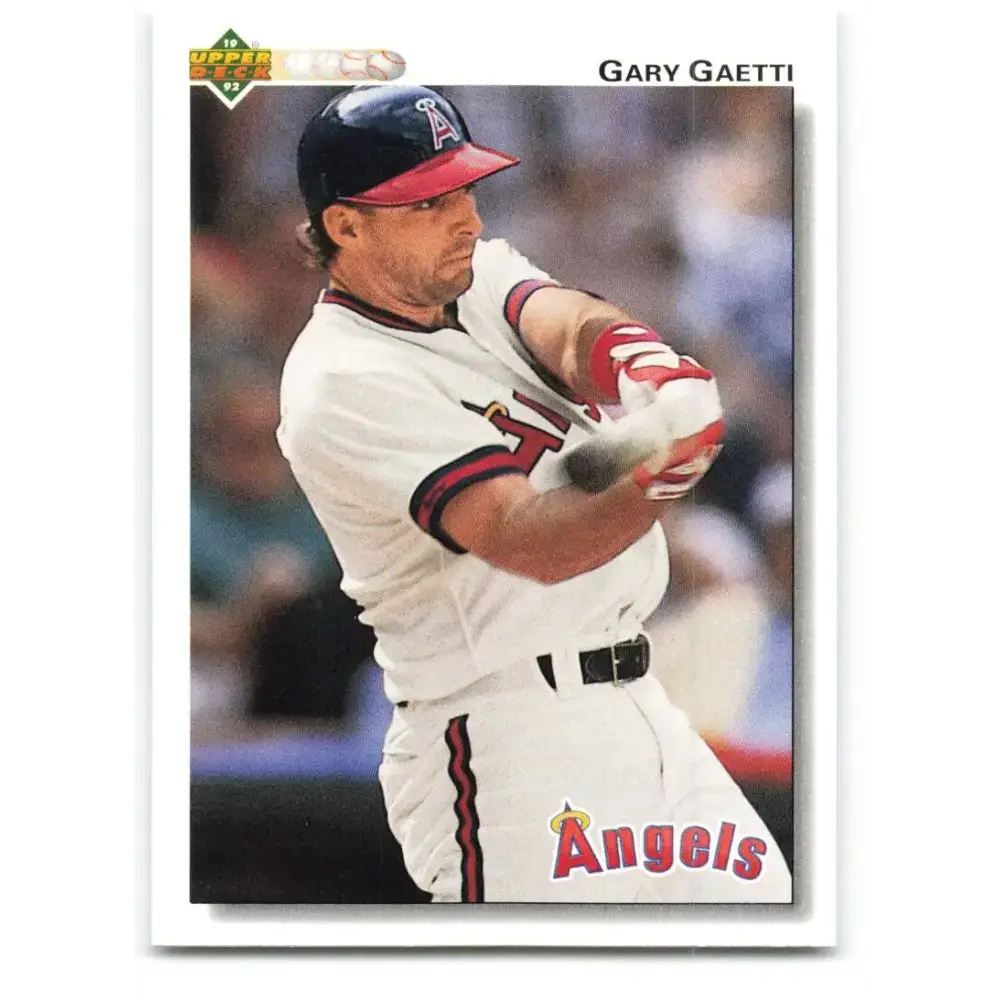 1992 Upper Deck #321 Gary Gaetti NM-MT California Angels Baseball Card - Baseball Card Single
