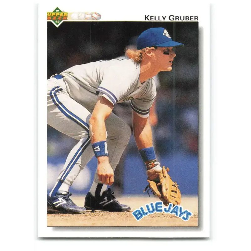 1992 Upper Deck #324 Kelly Gruber NM-MT Toronto Blue Jays Baseball Card - Baseball Card Single