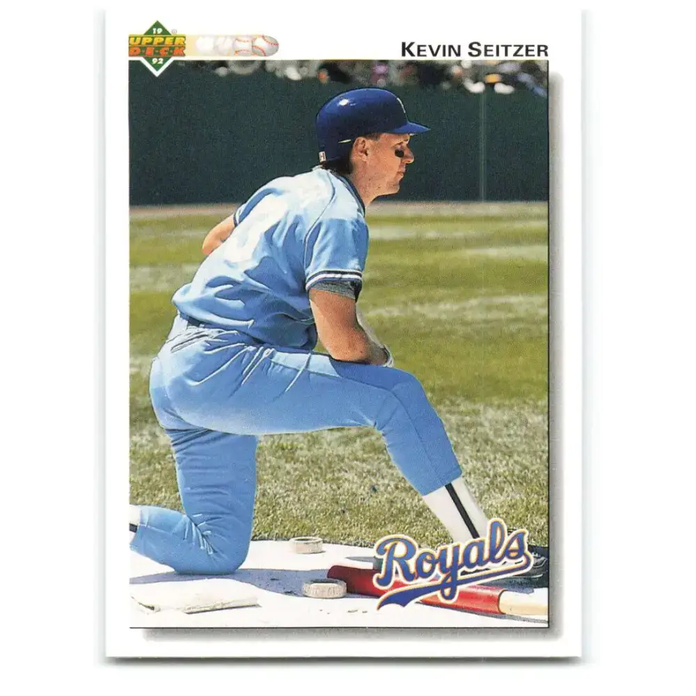 1992 Upper Deck #327 Kevin Seitzer NM-MT Kansas City Royals Baseball Card - Baseball Card Single