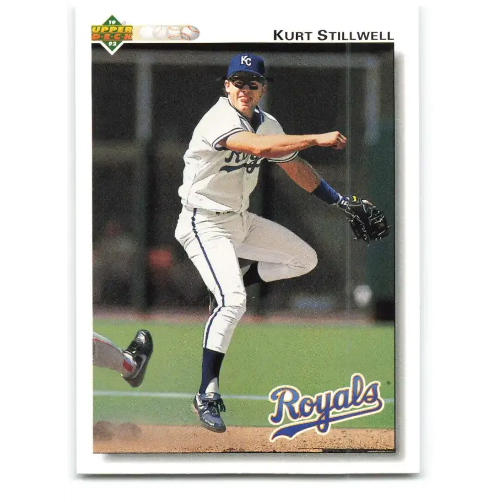1992 Upper Deck #329 Kurt Stillwell NM-MT Kansas City Royals Baseball Card - Baseball Card Single