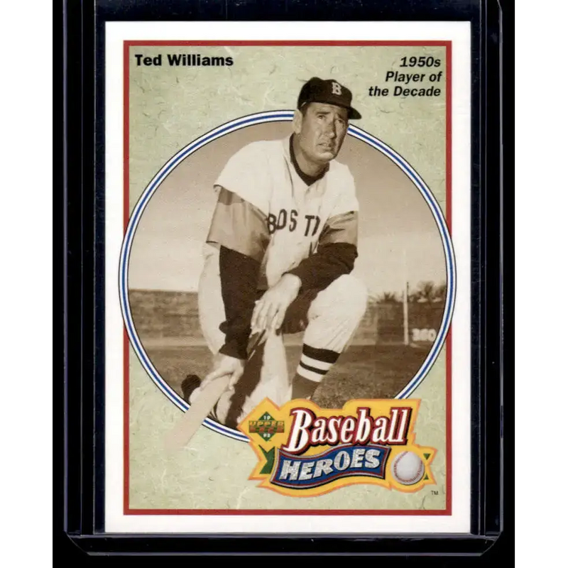 1992 Upper Deck #33 Ted Williams Boston Red Sox NM-MT Baseball Card - Baseball Card Single