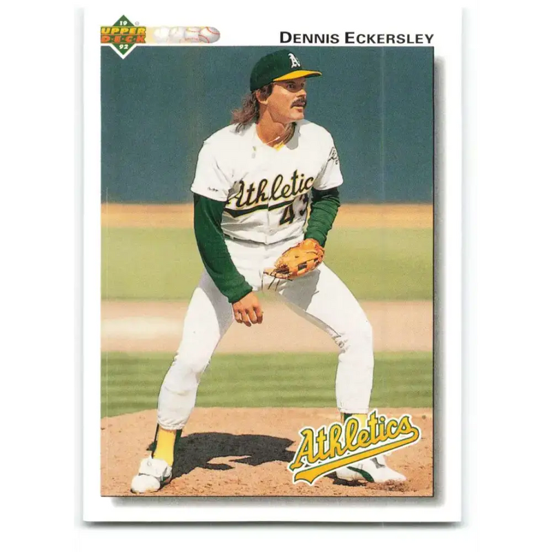 1992 Upper Deck #331 Dennis Eckersley NM-MT Oakland Athletics Baseball Card - Baseball Card Single
