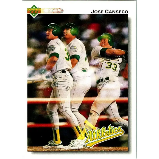 1992 Upper Deck #333 Jose Canseco NM-MT Oakland Athletics Baseball Card - Baseball Card Single