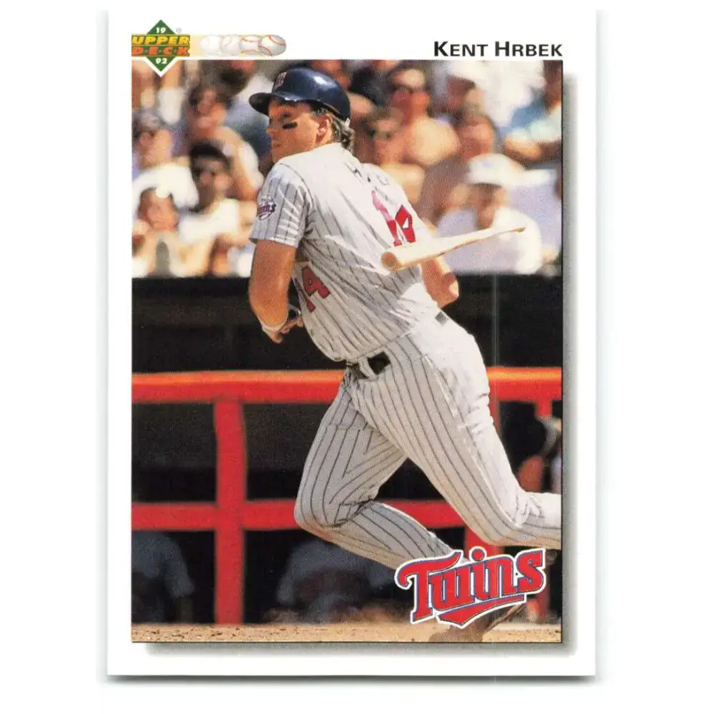 1992 Upper Deck #334 Kent Hrbek NM-MT Minnesota Twins Baseball Card - Baseball Card Single