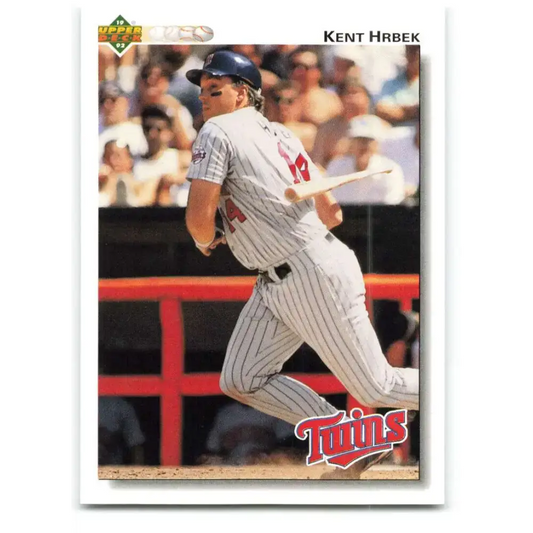 1992 Upper Deck #334 Kent Hrbek NM-MT Minnesota Twins Baseball Card - Baseball Card Single