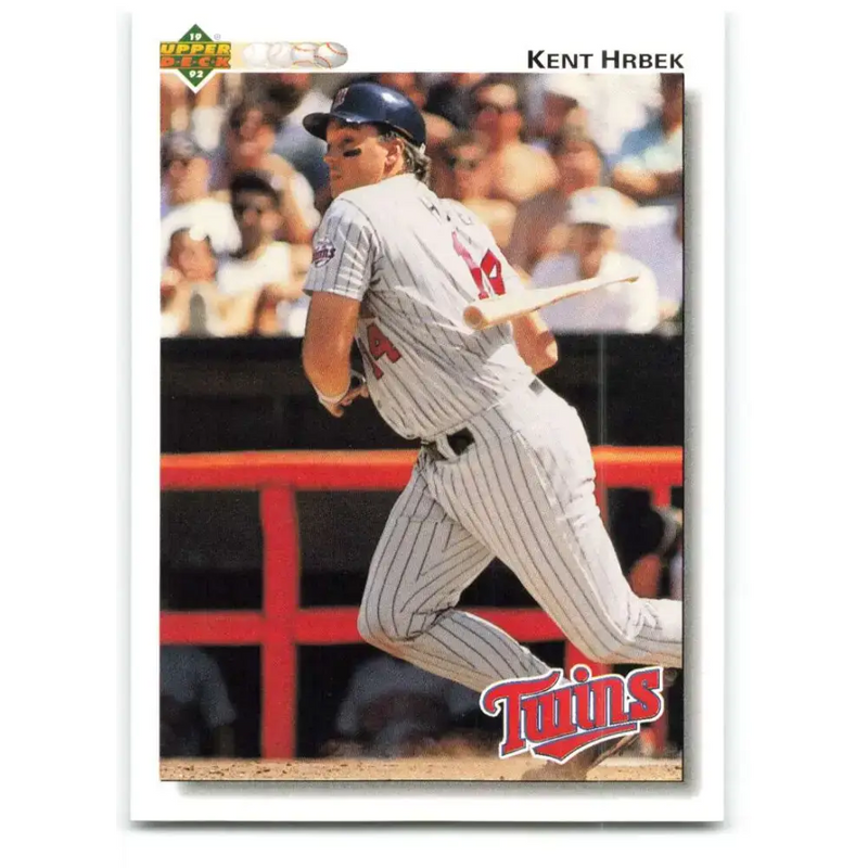 1992 Upper Deck #334 Kent Hrbek NM-MT Minnesota Twins Baseball Card - Baseball Card Single