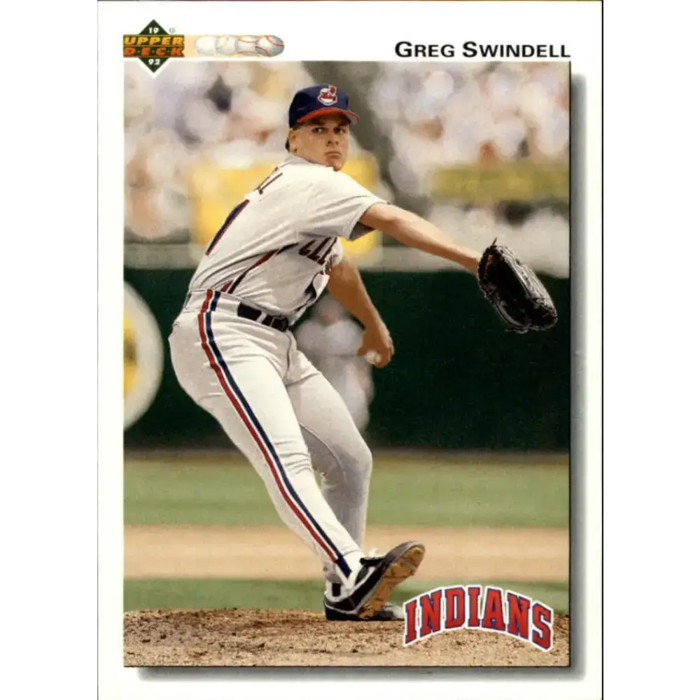 1992 Upper Deck #336 Greg Swindell NM-MT Cleveland Indians Baseball Card - Baseball Card Single
