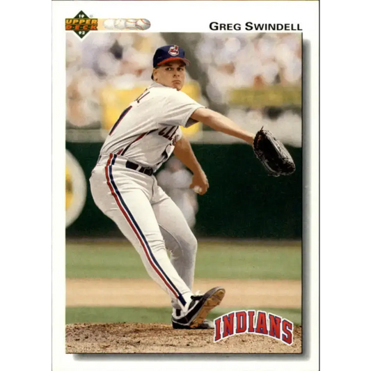 1992 Upper Deck #336 Greg Swindell NM-MT Cleveland Indians Baseball Card - Baseball Card Single