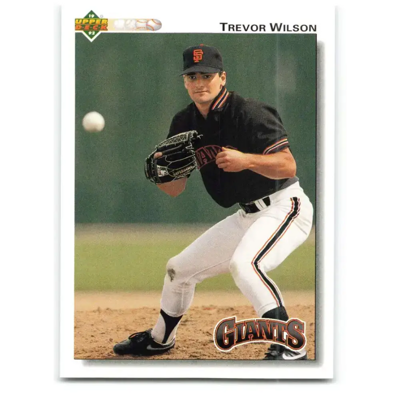 1992 Upper Deck #337 Trevor Wilson NM-MT San Francisco Giants Baseball Card - Baseball Card Single