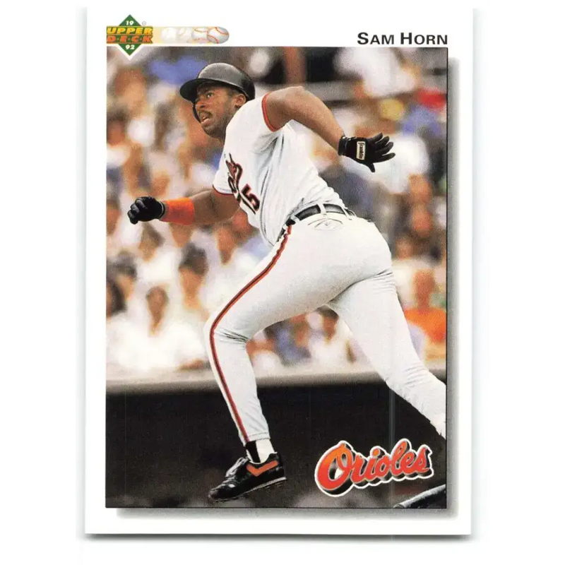 1992 Upper Deck #338 Sam Horn NM-MT Baltimore Orioles Baseball Card - Baseball Card Single