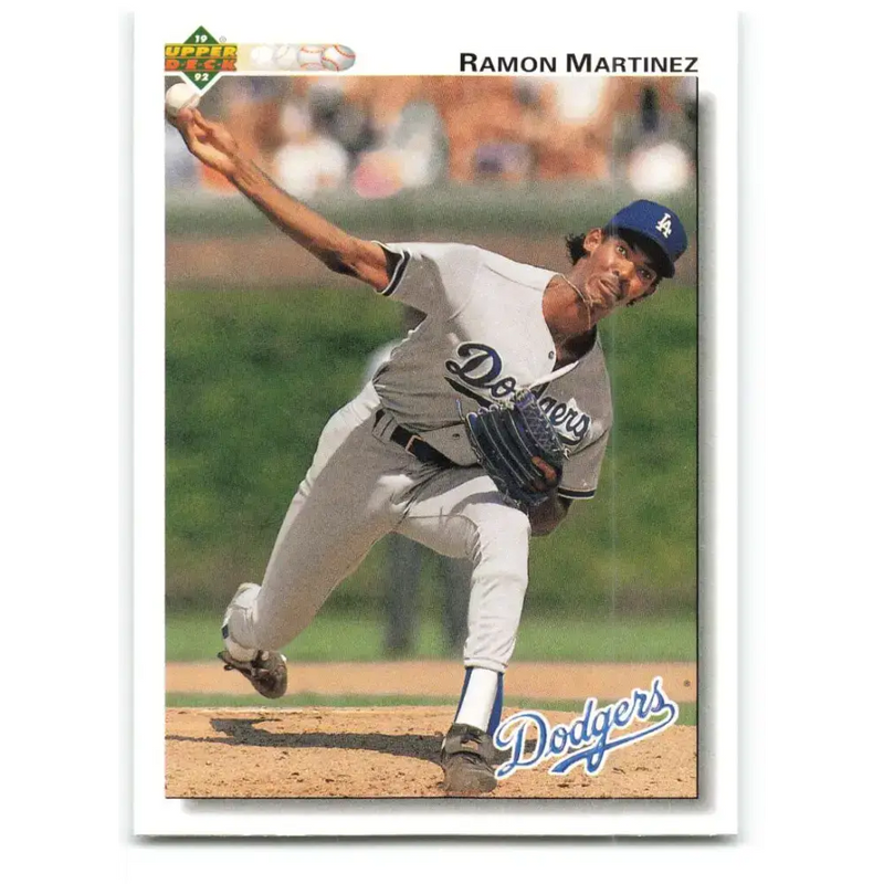 1992 Upper Deck #346 Ramon Martinez NM-MT Los Angeles Dodgers Baseball Card - Baseball Card Single