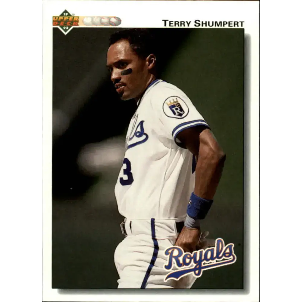 1992 Upper Deck #348 Terry Shumpert NM-MT Kansas City Royals Baseball Card - Baseball Card Single