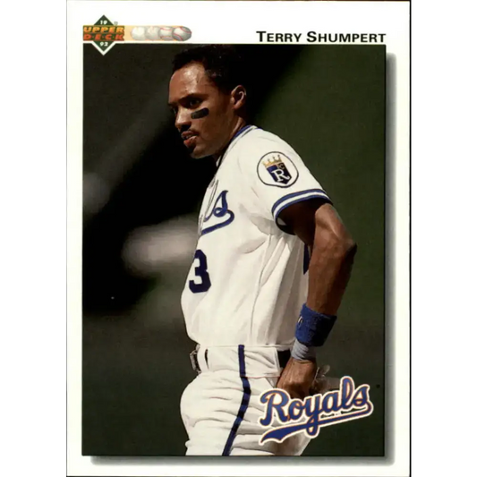 1992 Upper Deck #348 Terry Shumpert NM-MT Kansas City Royals Baseball Card - Baseball Card Single