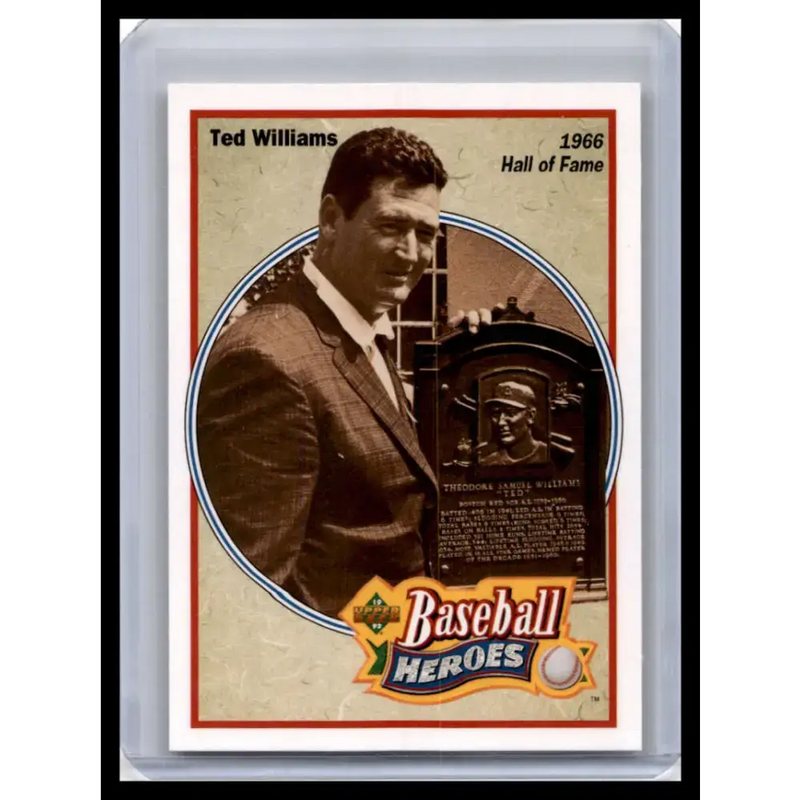1992 Upper Deck #35 Ted Williams NM-MT Boston Red Sox Baseball Card - Baseball Card Single