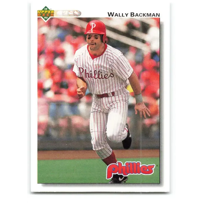 1992 Upper Deck #350 Wally Backman NM-MT Philadelphia Phillies Baseball Card - Baseball Card Single