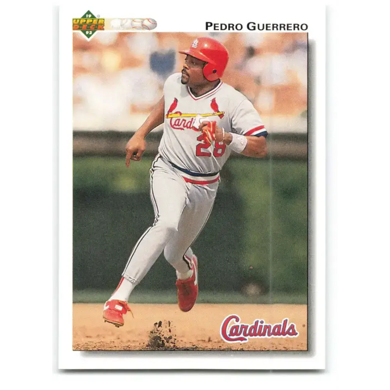 1992 Upper Deck #357 Pedro Guerrero NM-MT St. Louis Cardinals Baseball Card - Baseball Card Single