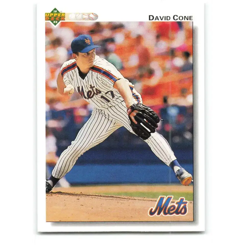 1992 Upper Deck #364 David Cone NM-MT New York Mets Baseball Card - Baseball Card Single