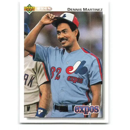 1992 Upper Deck #365 Dennis Martinez NM-MT Montreal Expos Baseball Card - Baseball Card Single