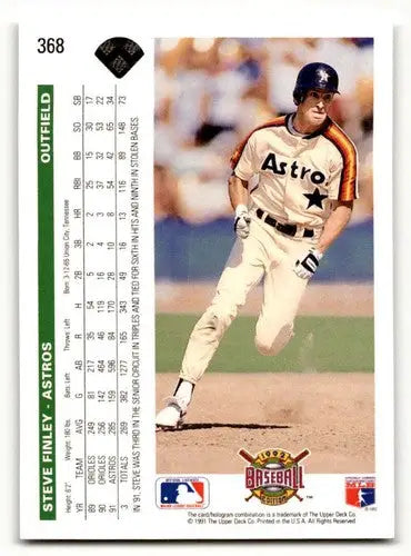 1992 Upper Deck #368 Steve Finley Houston Astros Baseball Cards EX/N ID:59519 - Baseball Card Single