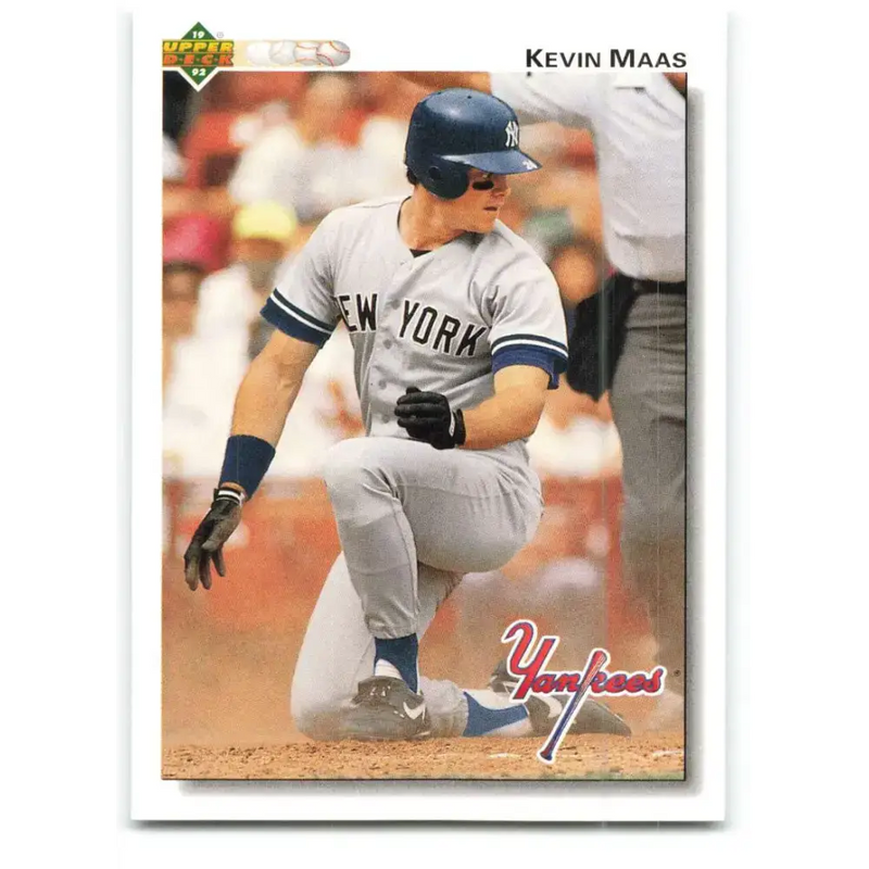 1992 Upper Deck #377 Kevin Maas NM-MT New York Yankees Baseball Card - Baseball Card Single