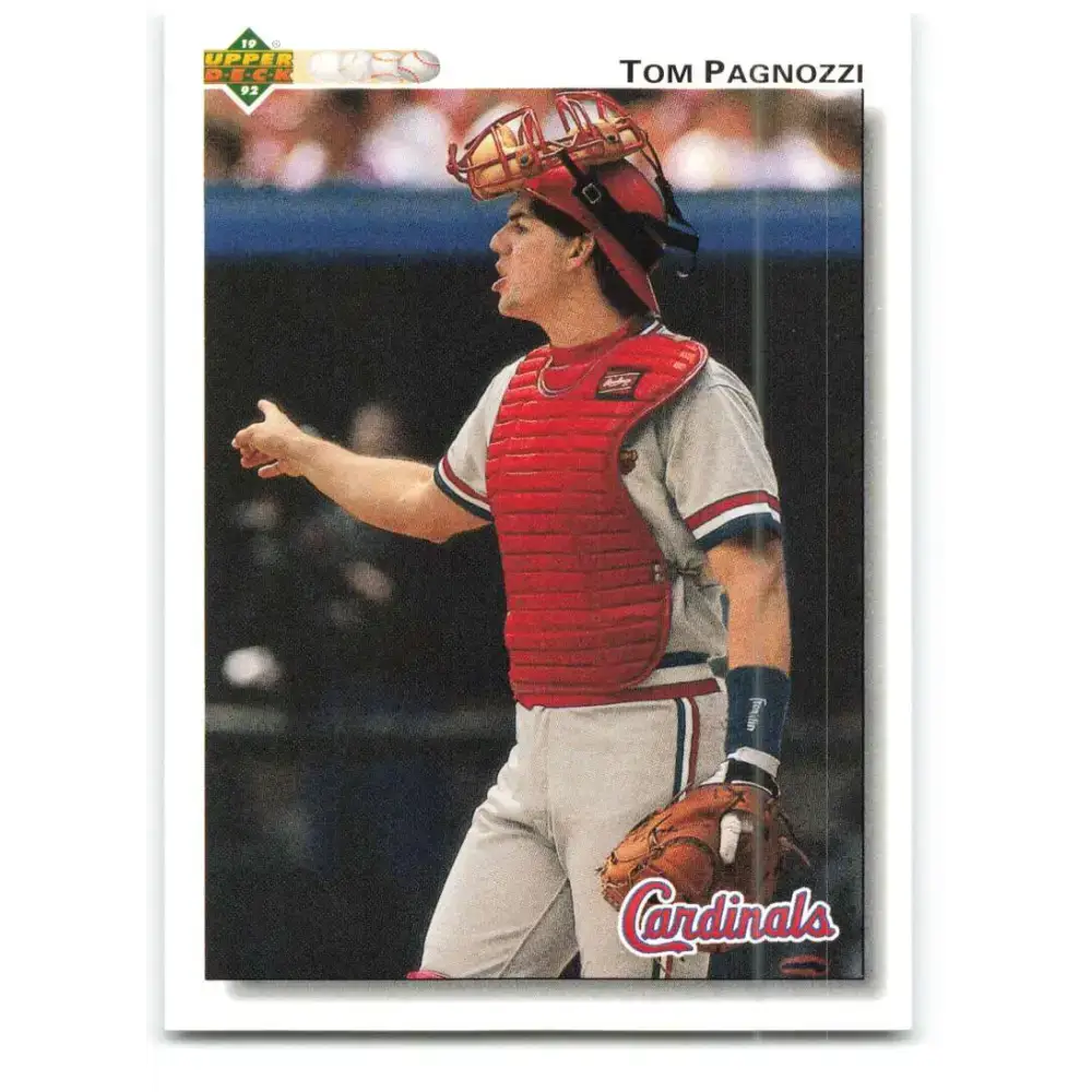 1992 Upper Deck #379 Tom Pagnozzi NM-MT St. Louis Cardinals Baseball Card - Baseball Card Single