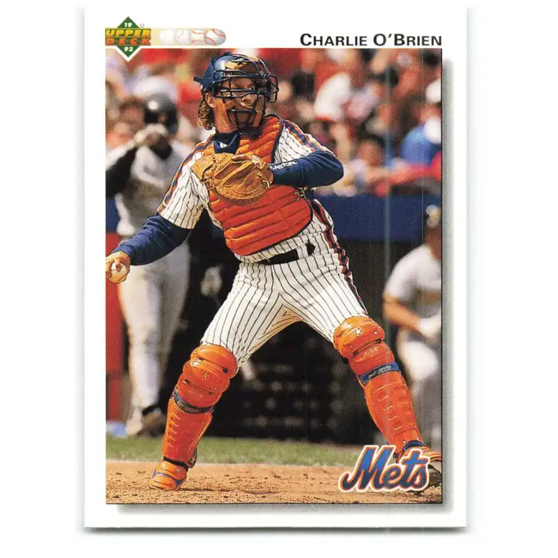 1992 Upper Deck #381 Charlie O’Brien NM-MT New York Mets Baseball Card - Baseball Card Single