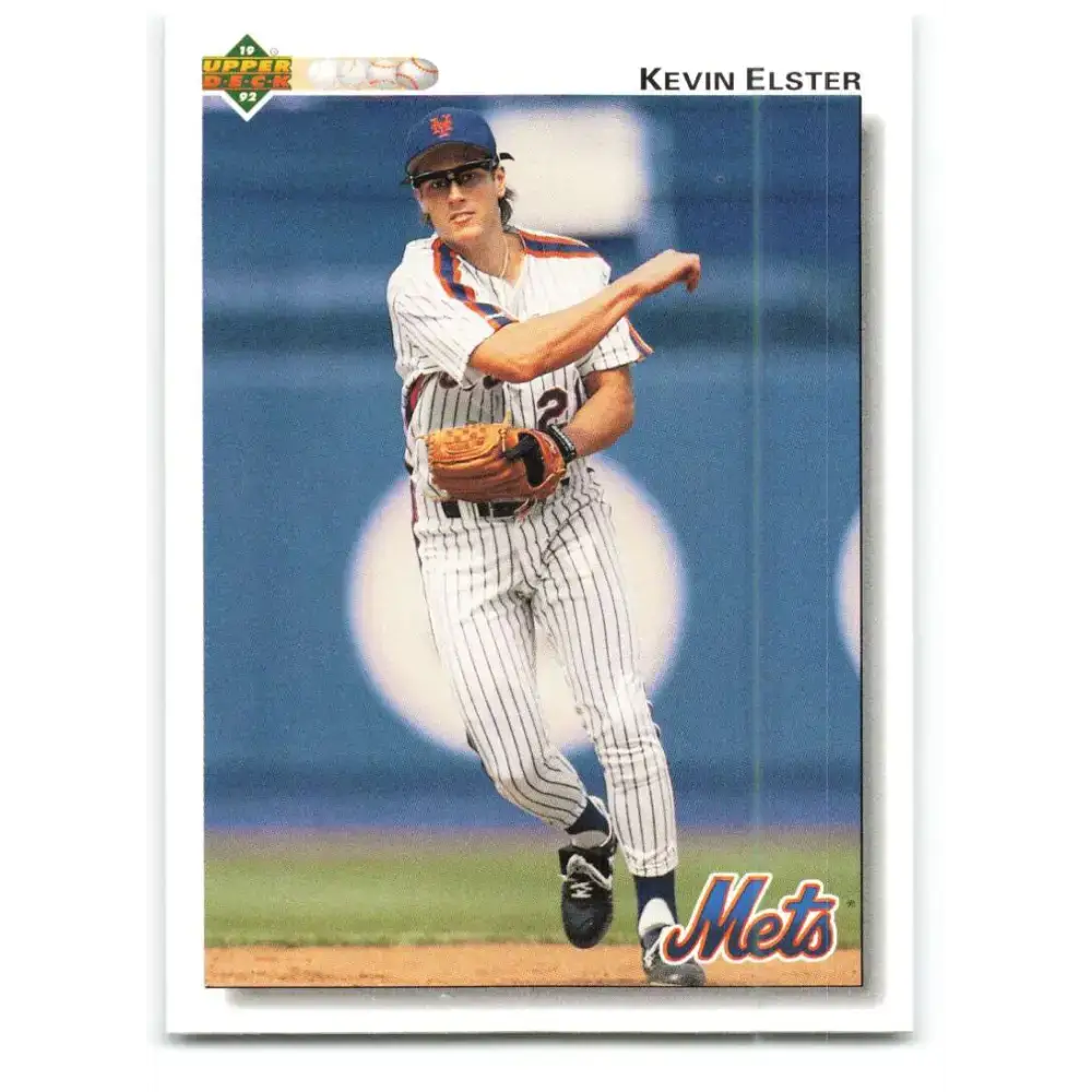 1992 Upper Deck #385 Kevin Elster NM-MT New York Mets Baseball Card - Baseball Card Single