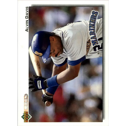 1992 Upper Deck #386 Alvin Davis NM-MT Seattle Mariners Baseball Card - Baseball Card Single