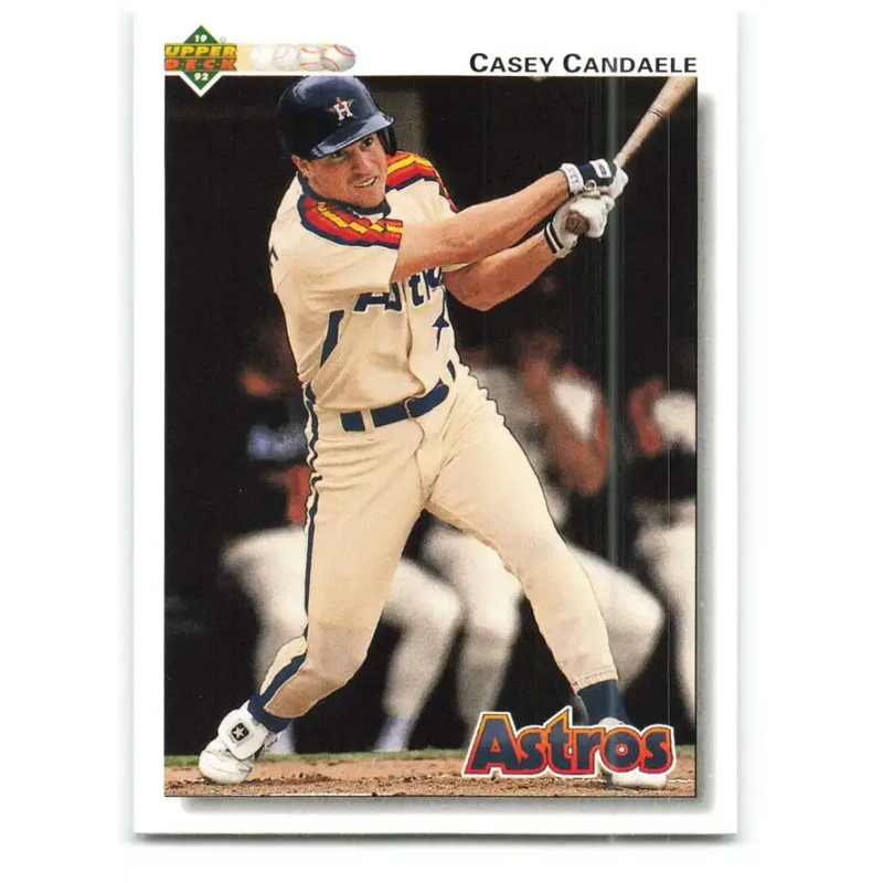 1992 Upper Deck #387 Casey Candaele NM-MT Houston Astros Baseball Card - Baseball Card Single