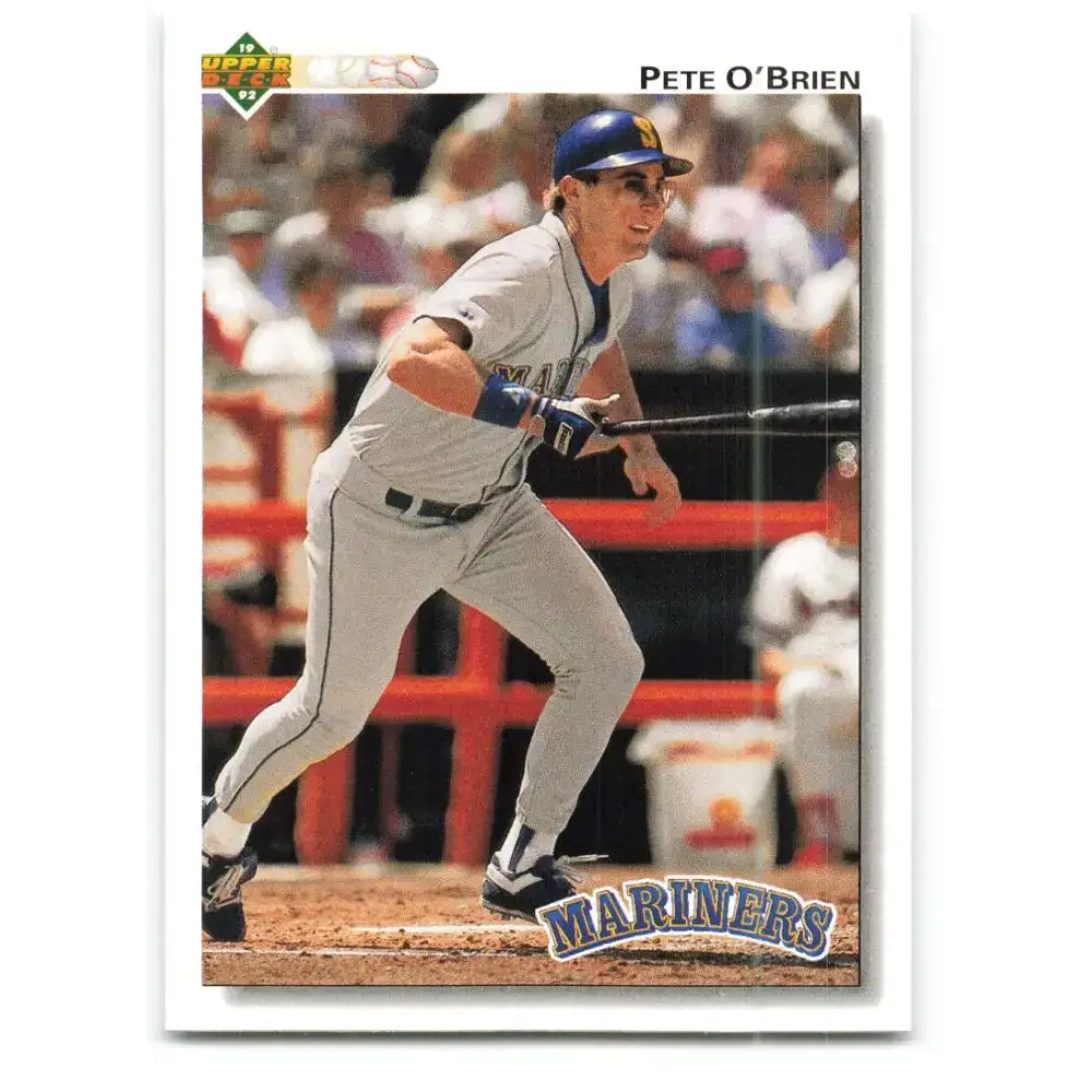 1992 Upper Deck #388 Pete O’Brien NM-MT Seattle Mariners Baseball Card - Baseball Card Single