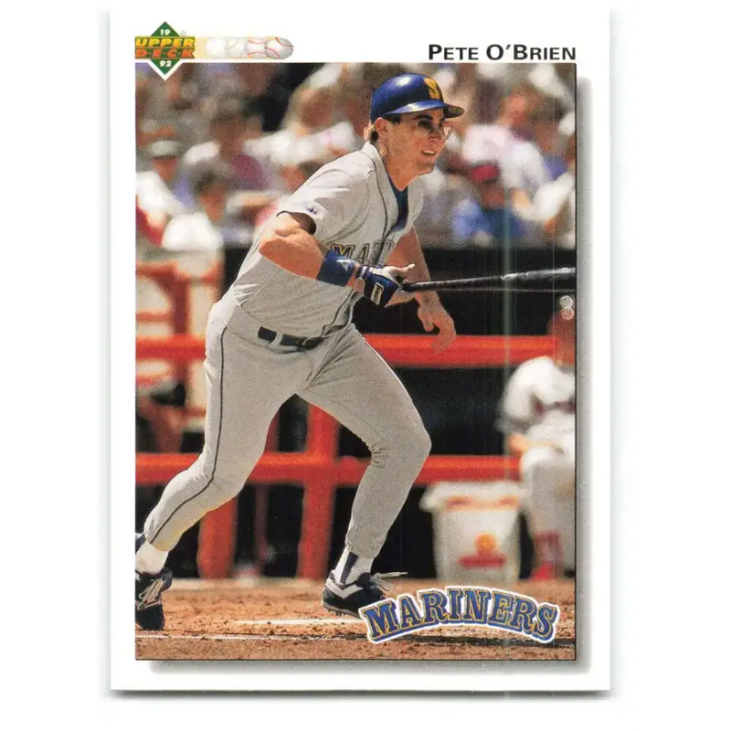 1992 Upper Deck #388 Pete O’Brien NM-MT Seattle Mariners Baseball Card - Baseball Card Single