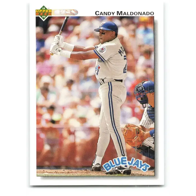 1992 Upper Deck #393 Candy Maldonado NM-MT Toronto Blue Jays Baseball Card - Baseball Card Single