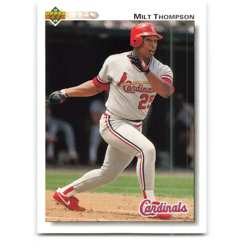 1992 Upper Deck #397 Milt Thompson NM-MT St. Louis Cardinals Baseball Card - Baseball Card Single