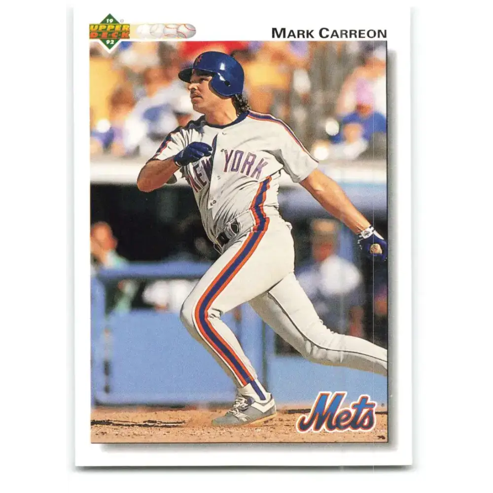 1992 Upper Deck #398 Mark Carreon NM-MT New York Mets Baseball Card - Baseball Card Single