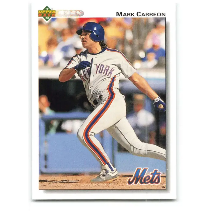 1992 Upper Deck #398 Mark Carreon NM-MT New York Mets Baseball Card - Baseball Card Single