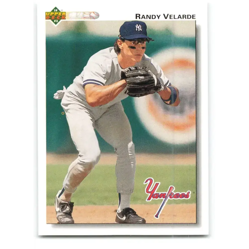 1992 Upper Deck #399 Randy Velarde NM-MT New York Yankees Baseball Card - Baseball Card Single