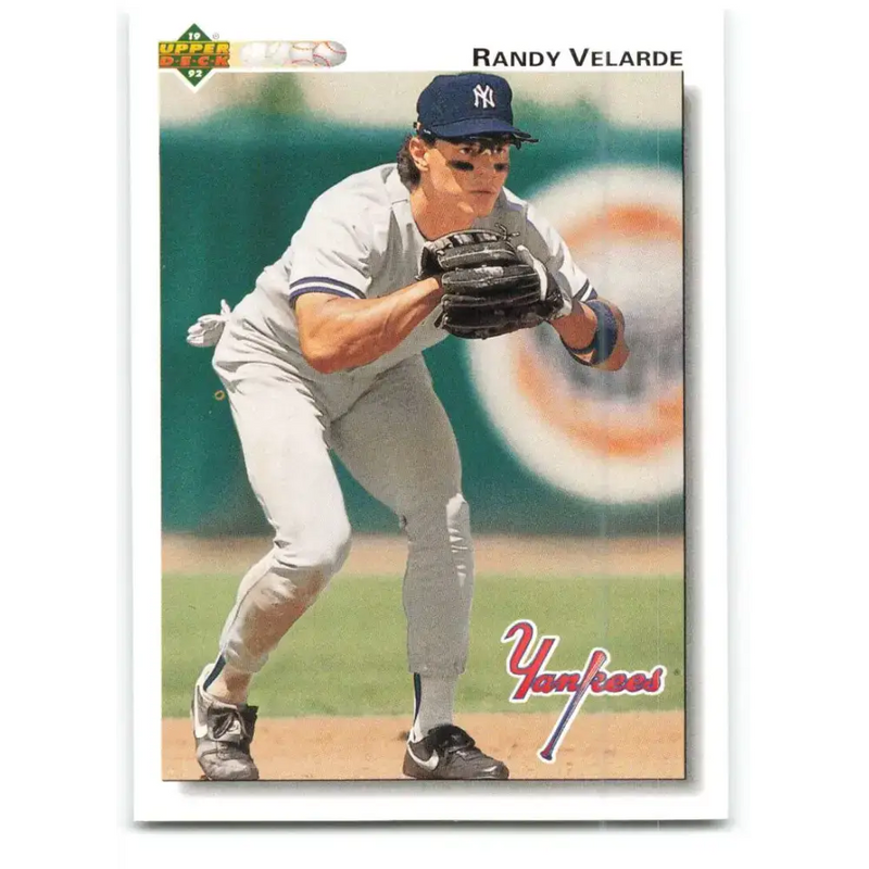 1992 Upper Deck #399 Randy Velarde NM-MT New York Yankees Baseball Card - Baseball Card Single