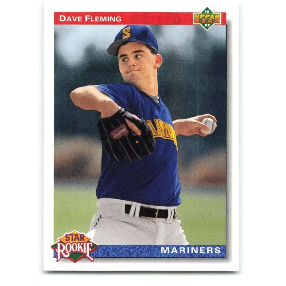1992 Upper Deck #4 Dave Fleming NM-MT Seattle Mariners Baseball Card - Baseball Card Single
