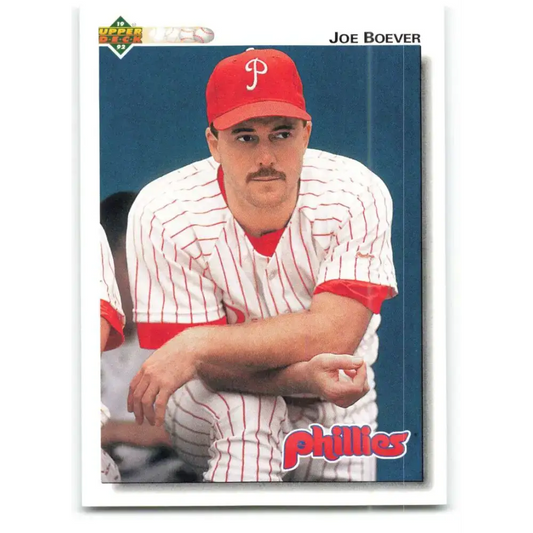1992 Upper Deck #402 Joe Boever NM-MT Philadelphia Phillies Baseball Card - Baseball Card Single