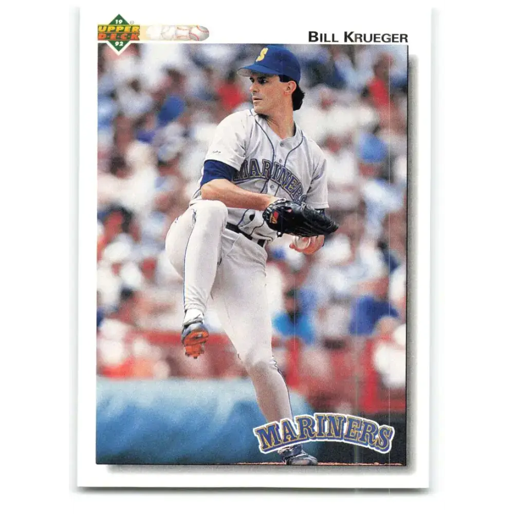 1992 Upper Deck #403 Bill Krueger NM-MT Seattle Mariners Baseball Card - Baseball Card Single