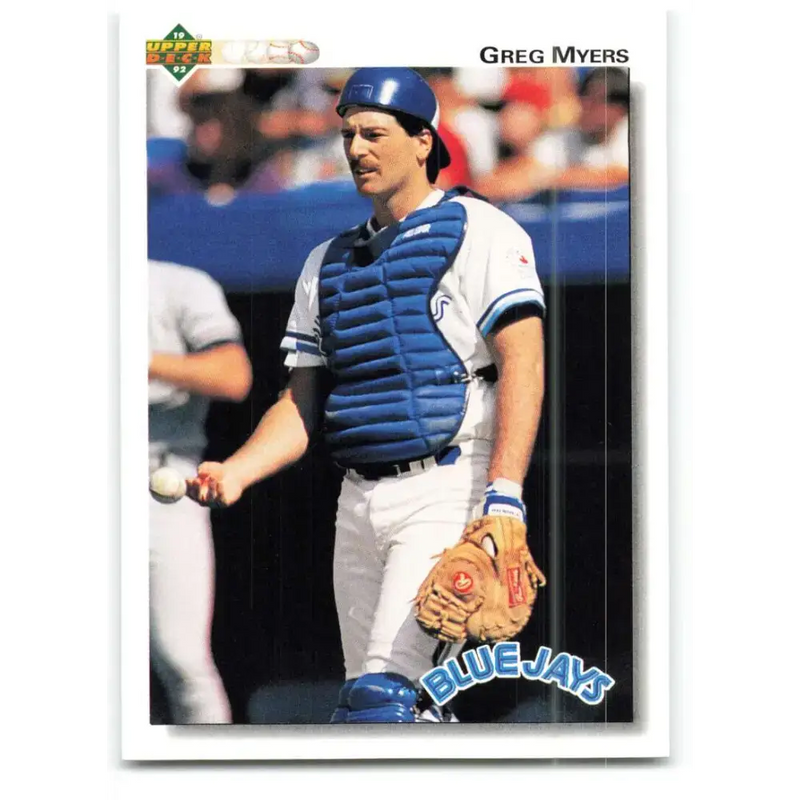 1992 Upper Deck #407 Greg Myers NM-MT Toronto Blue Jays Baseball Card - Baseball Card Single