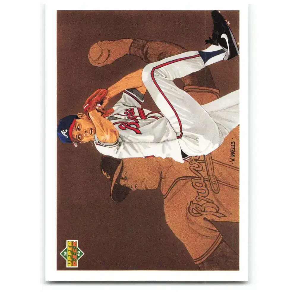 1992 Upper Deck #41 Steve Avery NM-MT Atlanta Braves Baseball Card - Baseball Card Single