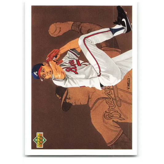 1992 Upper Deck #41 Steve Avery NM-MT Atlanta Braves Baseball Card - Baseball Card Single