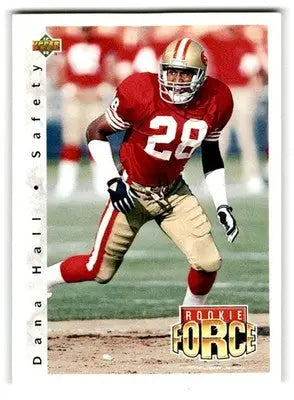 1992 Upper Deck #410 Dana Hall - Football Card Single