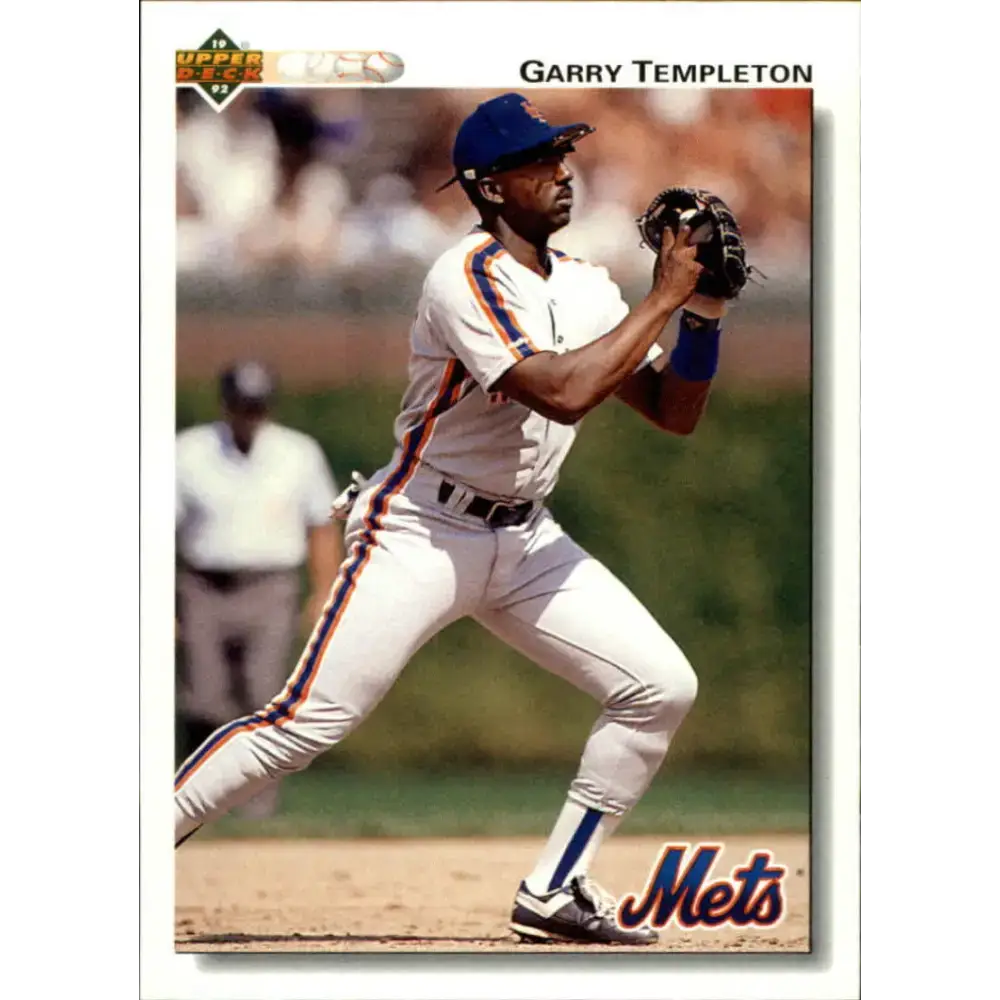 1992 Upper Deck #411 Garry Templeton NM-MT New York Mets Baseball Card - Baseball Card Single