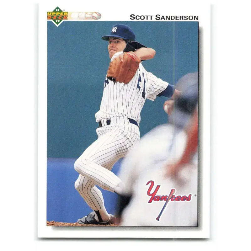 1992 Upper Deck #415 Scott Sanderson NM-MT New York Yankees Baseball Card - Baseball Card Single