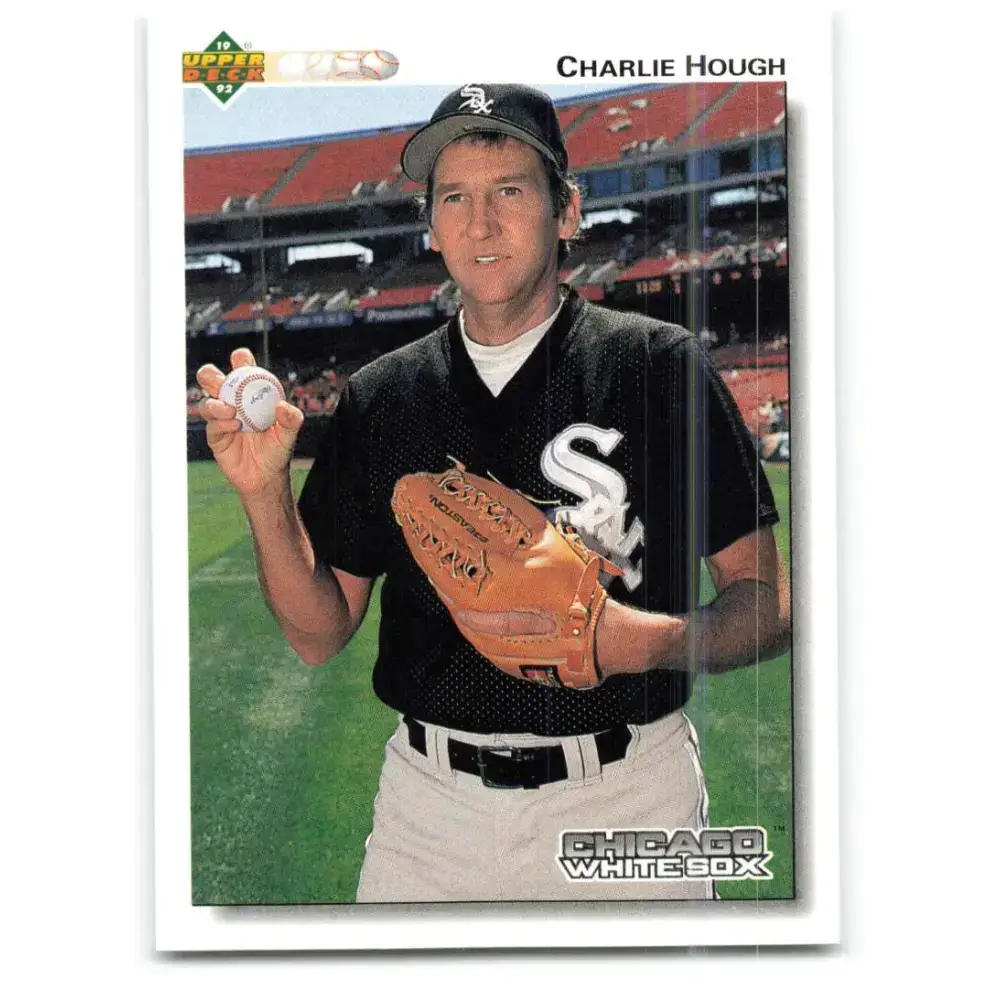 1992 Upper Deck #418 Charlie Hough NM-MT Chicago White Sox Baseball Card - Baseball Card Single